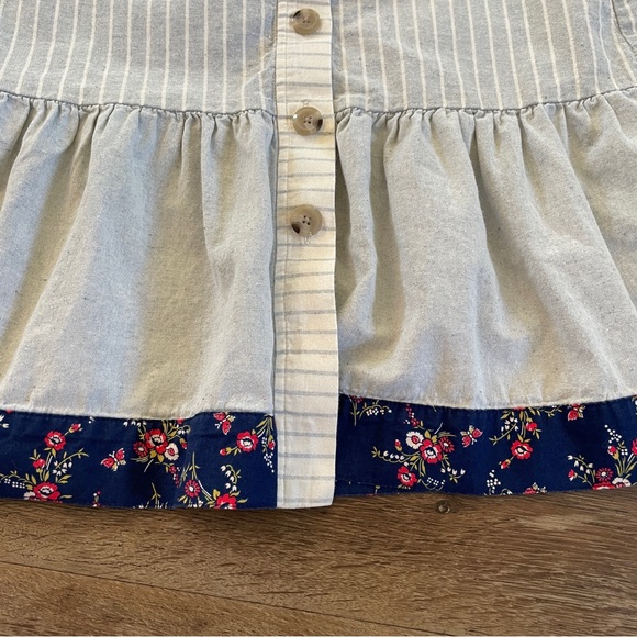 Madewell denim project patchwork skirt 00 - Picture 5 of 9